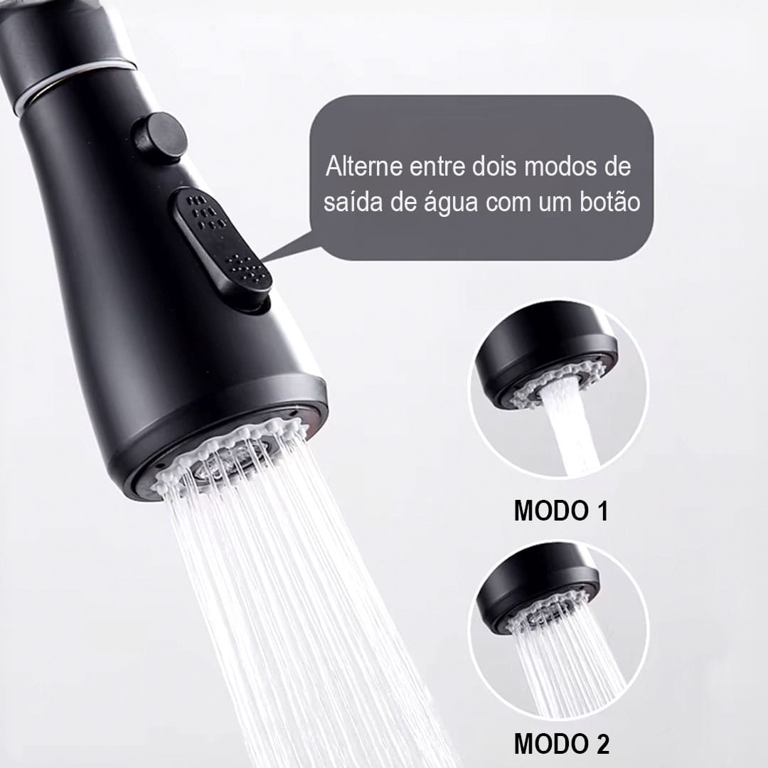 Torneira Monocomando Touch Gourmet para Cozinha com Filtro Integrado