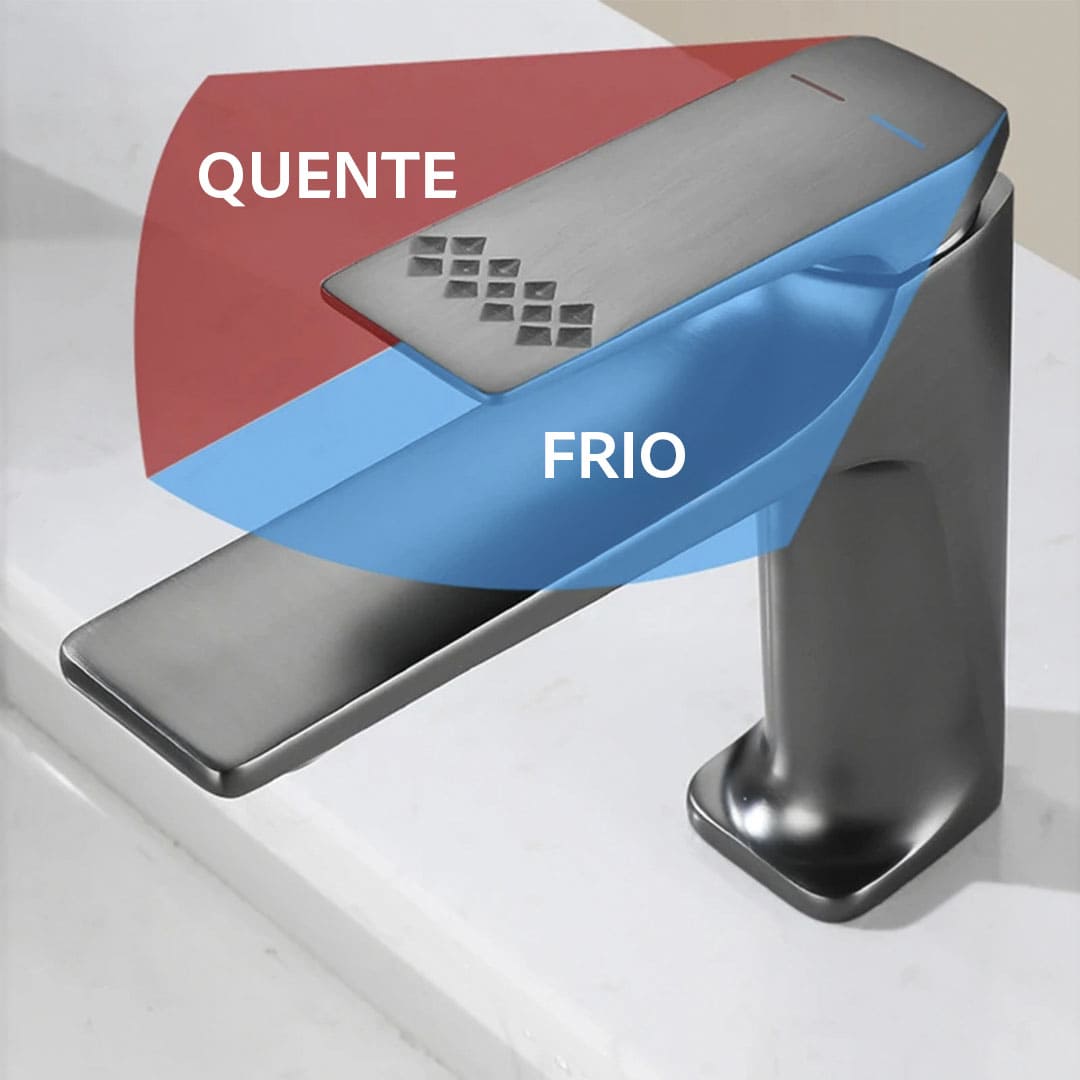 Torneira Monocomando para Banheiro Detalhada - Design Moderno e Funcional