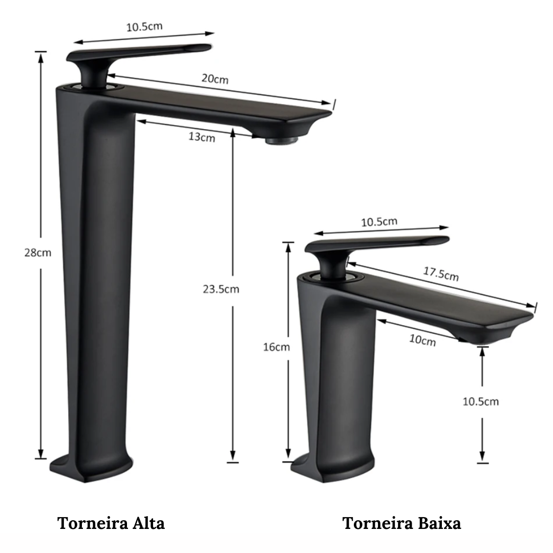 Torneira Monocomando para Banheiro - Modelo Monapoli