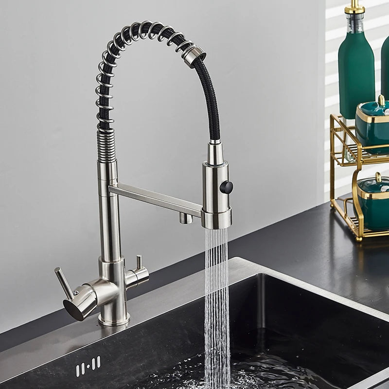 Torneira de Cozinha Gourmet Monocomando com Filtro de Água