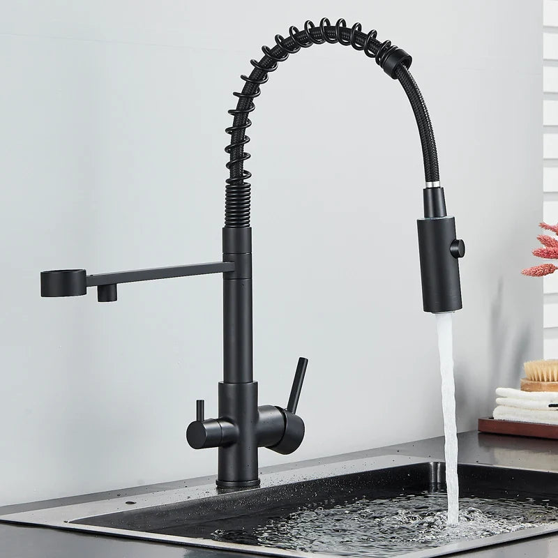 Torneira de Cozinha Gourmet Monocomando com Filtro de Água