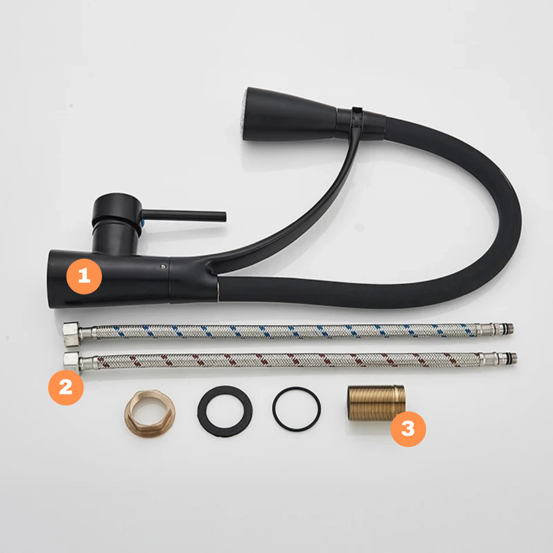 Torneira de Cozinha Napoli - Misturador de Água Fria e Quente