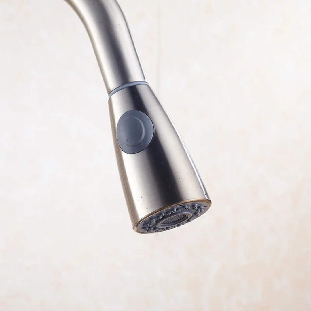 Torneira de Cozinha com Jato Extensível e Controle de Fluxo