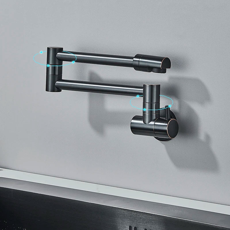 Torneira de Parede para Cozinha com Rotação 360° - Misturador de Água