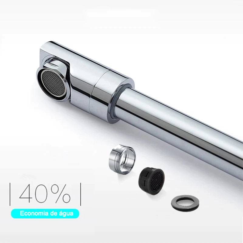 Torneira de Parede para Cozinha com Rotação 360° - Misturador de Água