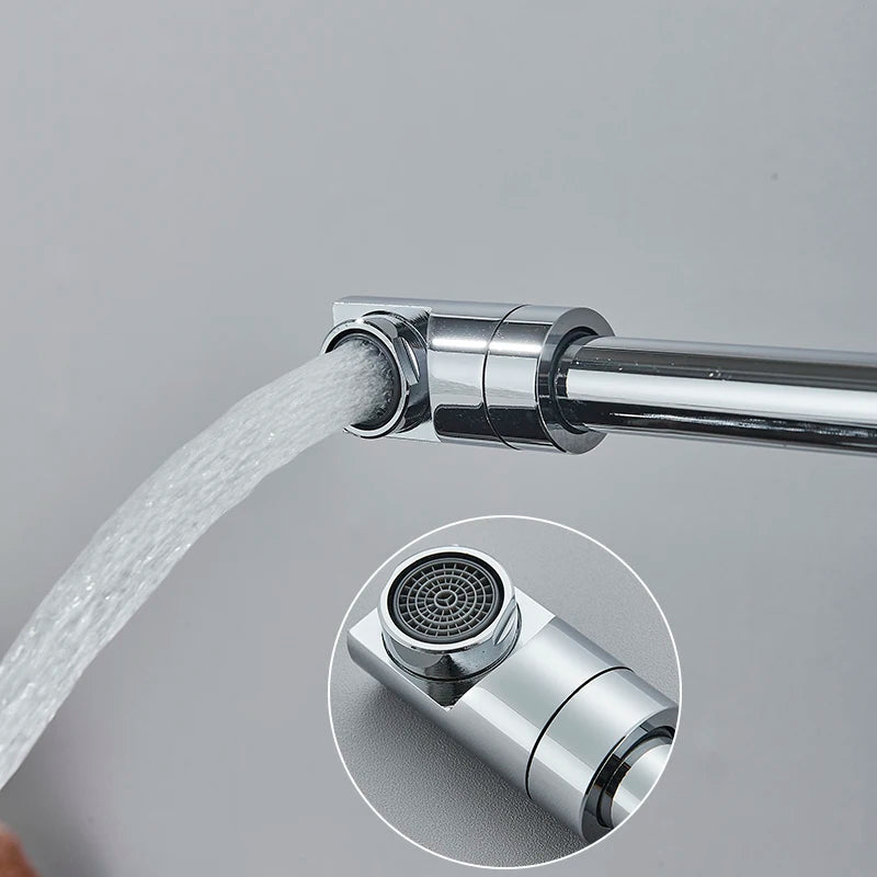 Torneira de Parede para Cozinha com Rotação 360° - Misturador de Água