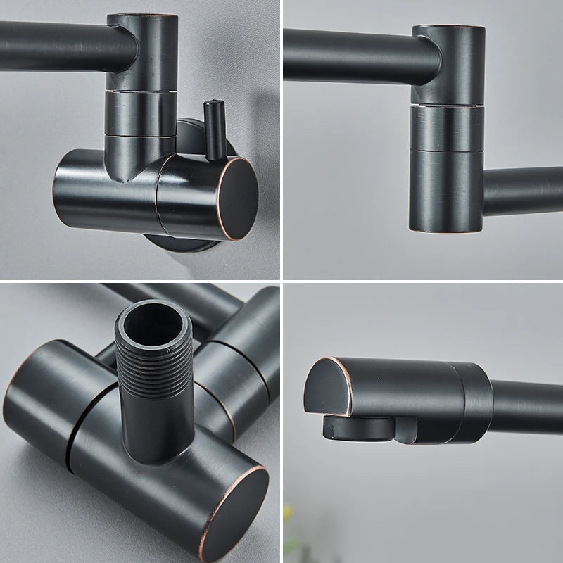 Torneira de Parede para Cozinha com Rotação 360° - Misturador de Água