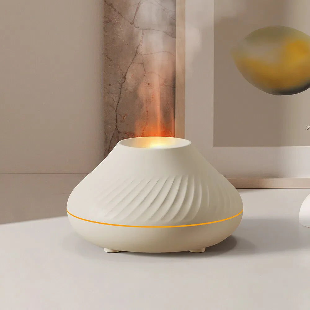 Umidificador de Chama para Aromaterapia - Difusor de Óleos Essenciais