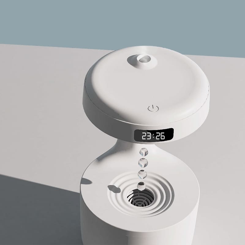 Umidificador e Difusor de Ar Ultrassônico Antigravidade - Aromaterapia e Purificação do Ar