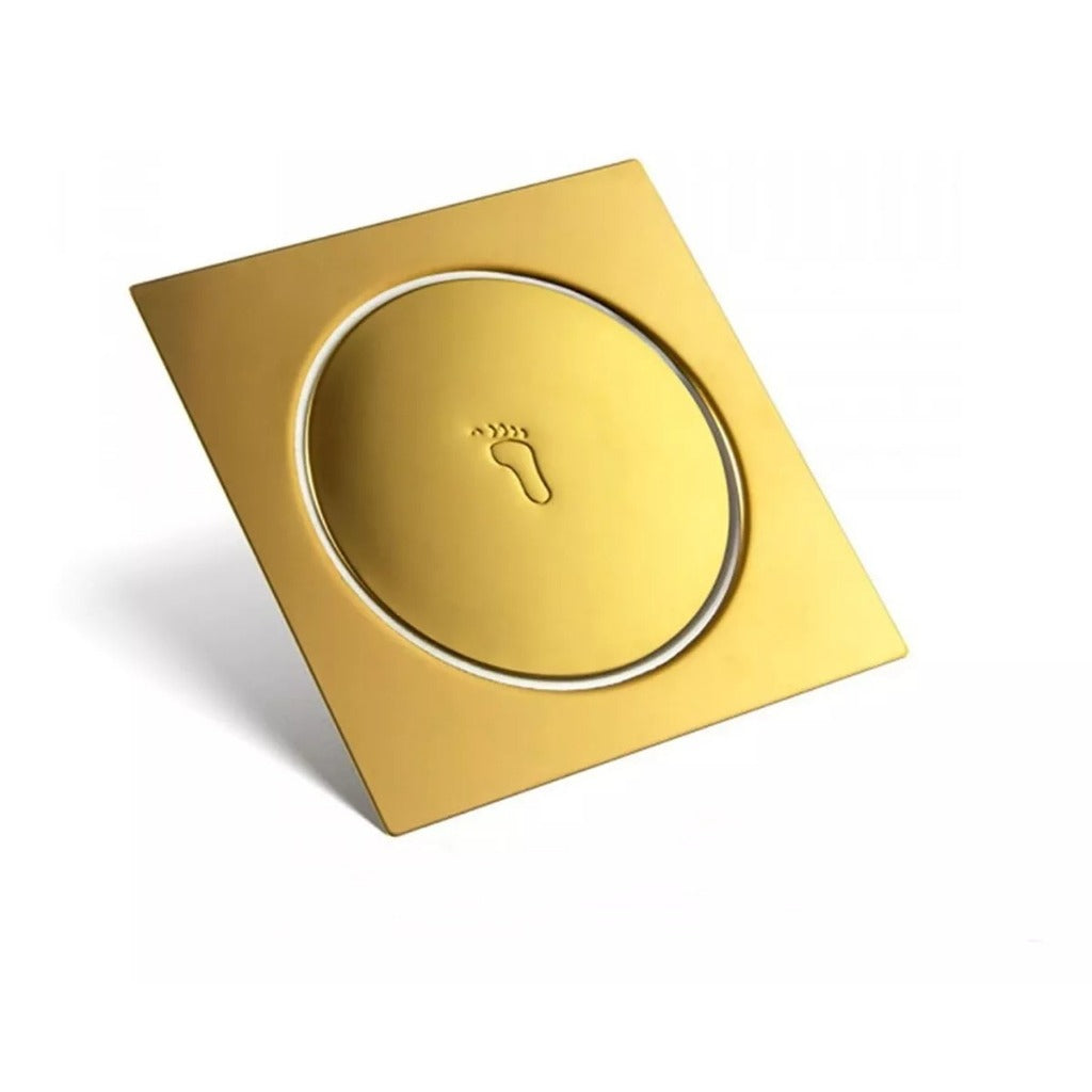 Válvula Click Inteligente Quadrada Dourada - Acessório para Banheiro e Cozinha