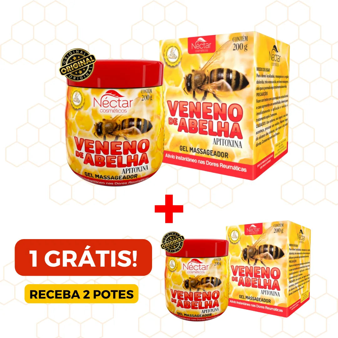 Gel Massageador Veneno de Abelha 200g - O Legítimo