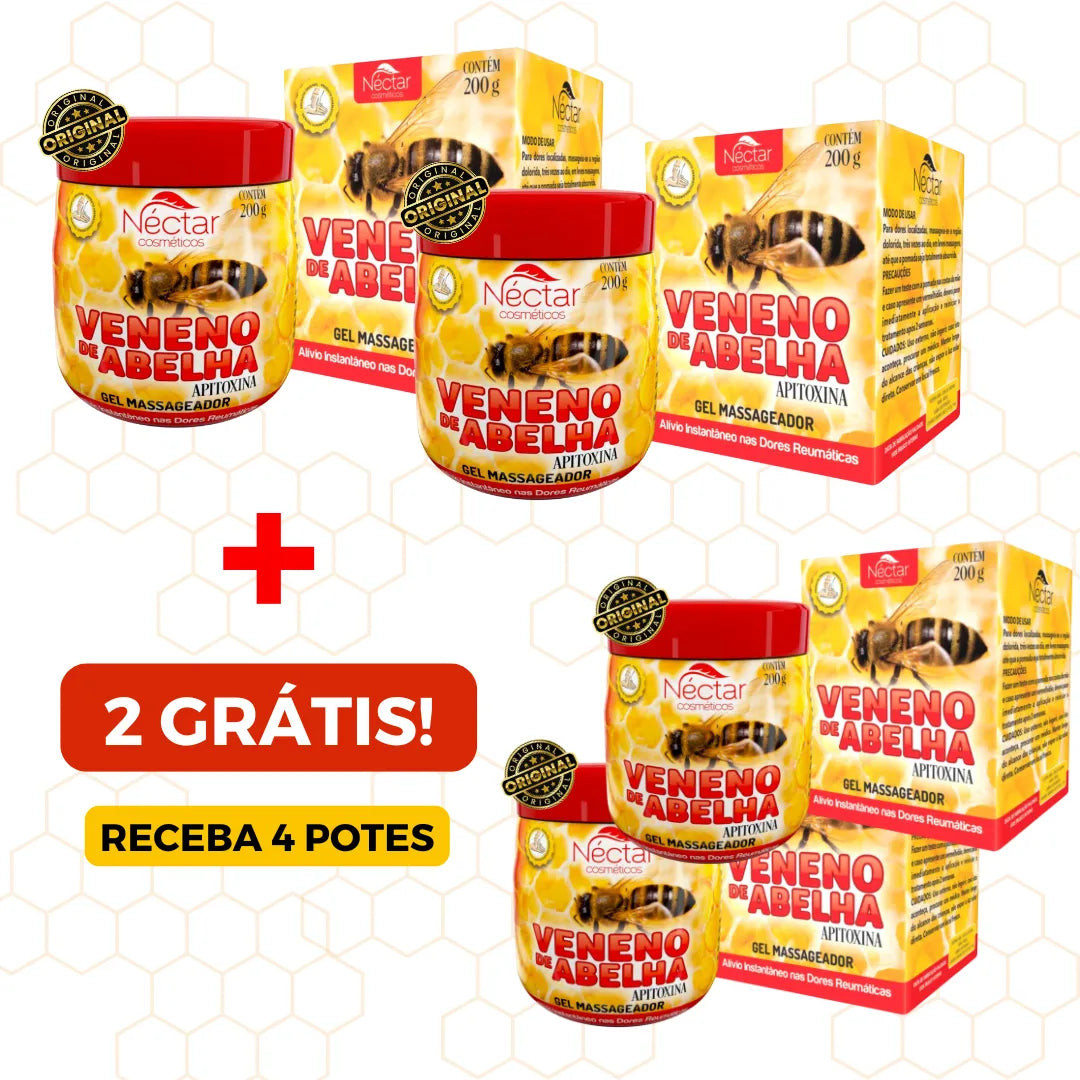 Gel Massageador Veneno de Abelha 200g - O Legítimo
