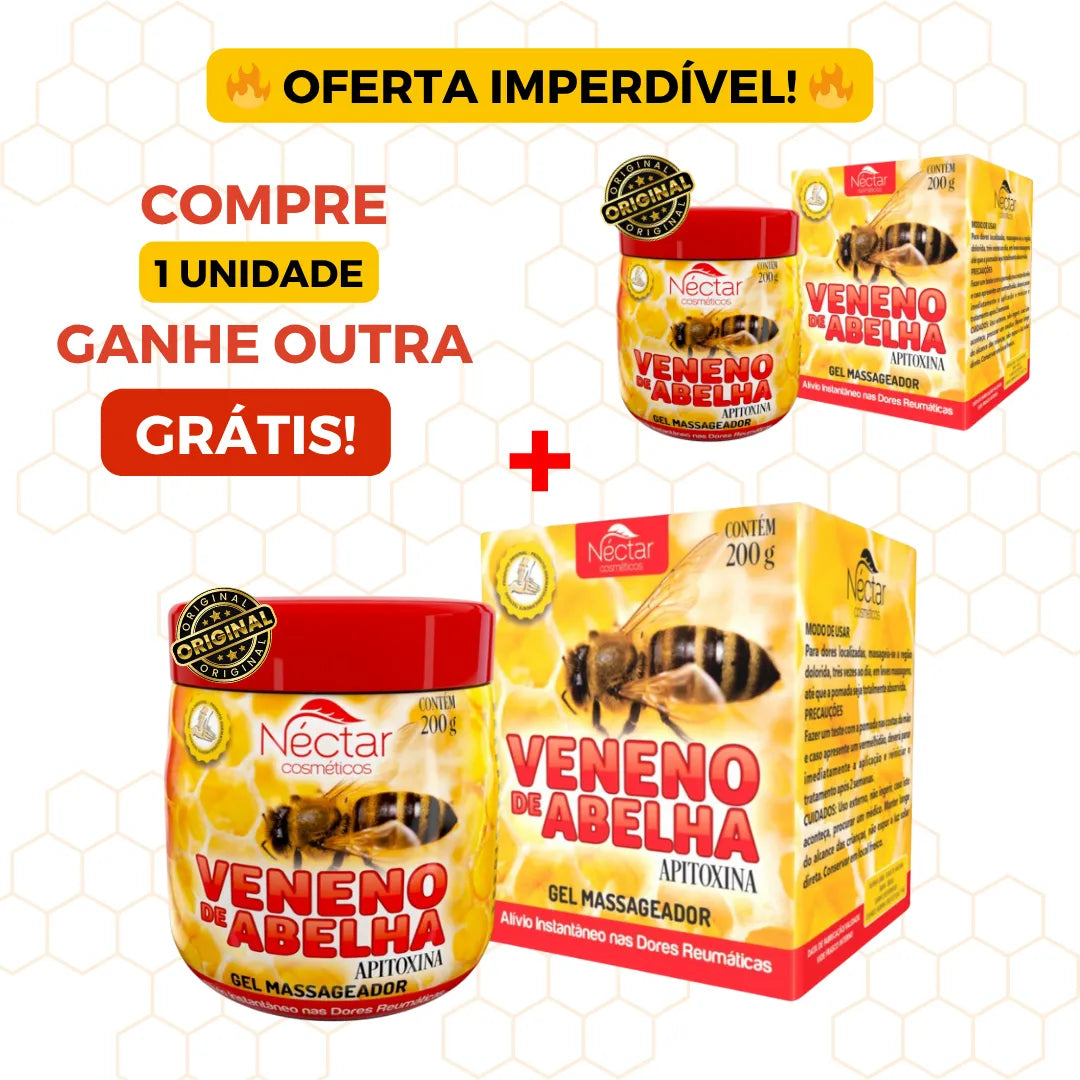 Gel Massageador Veneno de Abelha 200g - O Legítimo