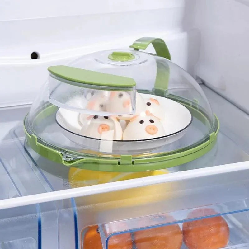 Anti-Respingos para Micro-ondas com Dispenser de Água - Tampa Prática e Eficiente