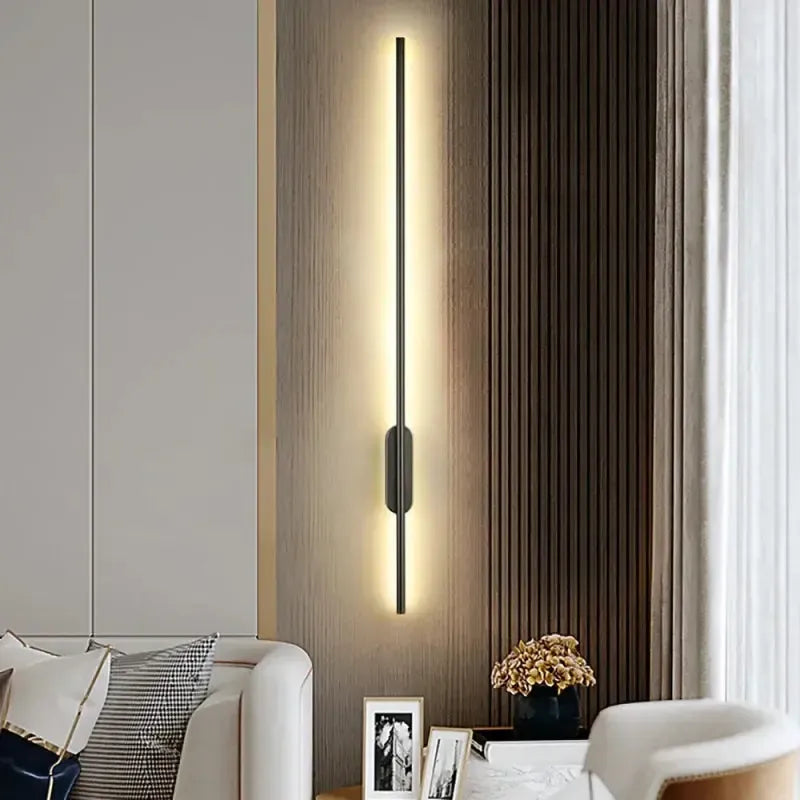 Arandela de Parede Interna em Cobre com LED para Sala e Quarto - Iluminação Elegante
