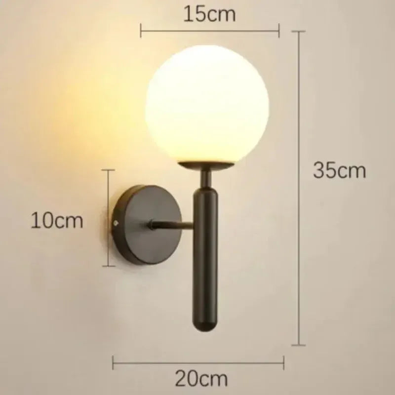 Arandela Parede Interna LED para Banheiro, Quarto e Sala - Iluminação Decorativa