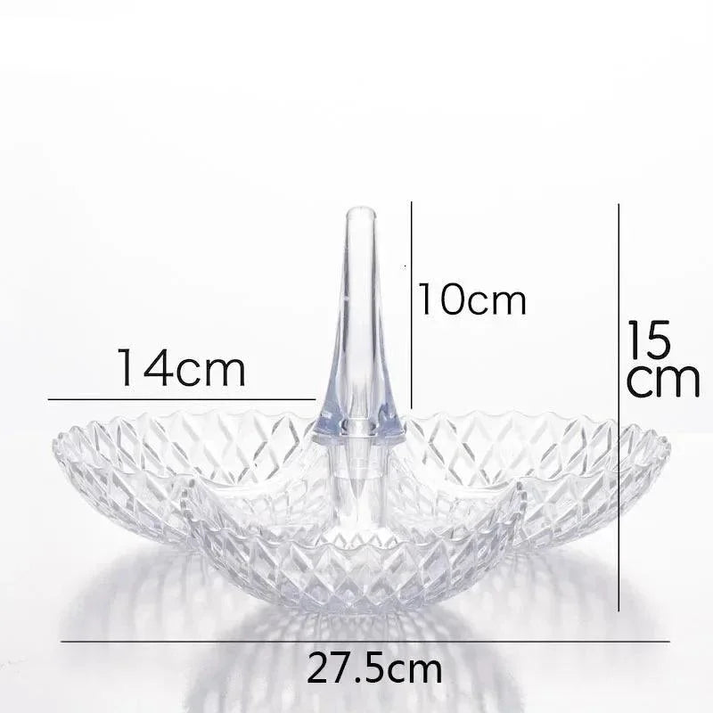 Bandeja de Frutas Multiuso Criativa Estilo Europeu - Ideal para Decoração e Servir