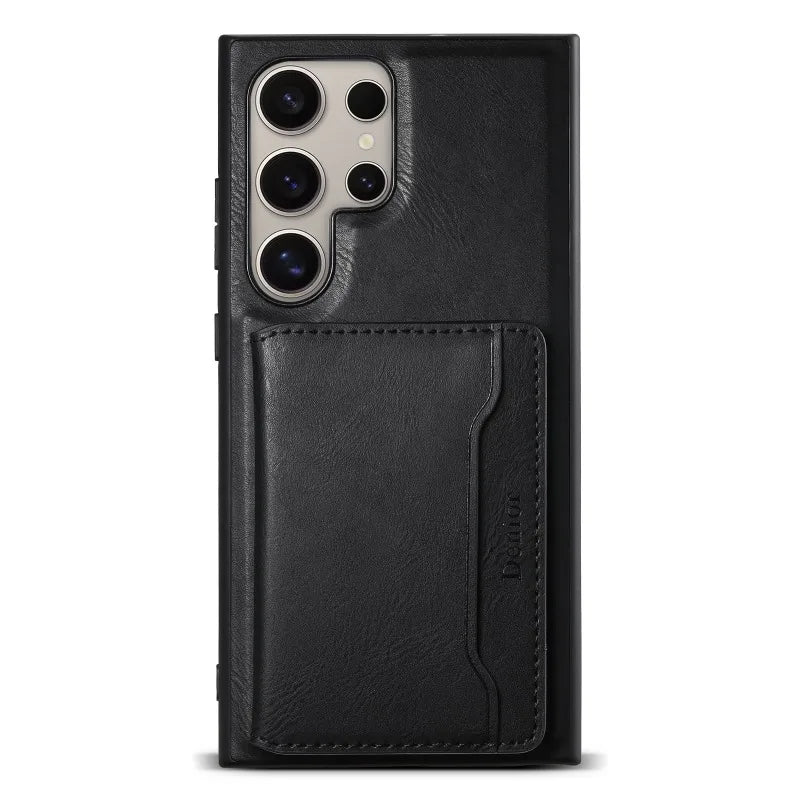 Capa para Samsung com Carteira em Couro Premium
