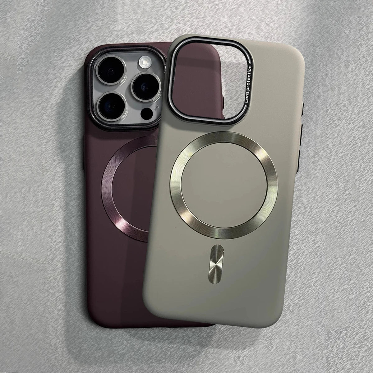 Capinha Minimalista para iPhone Nano Plus com Carregamento MagSafe