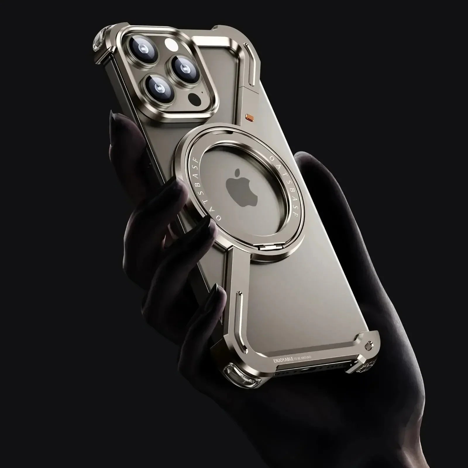 Case de Alumínio para iPhone Nano com Carregamento MagSafe