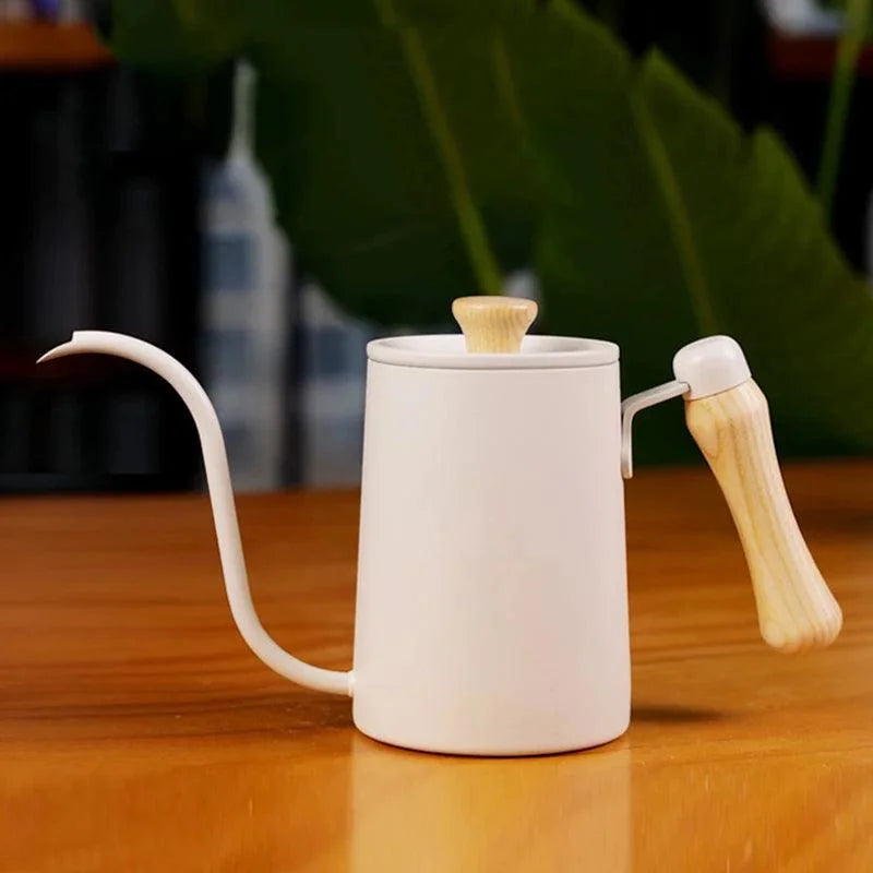 Chaleira Gooseneck Inox 600ml para Preparo de Café Especial e Chá