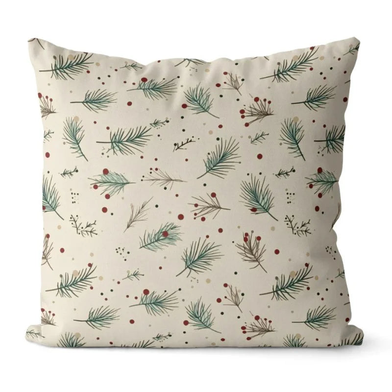 Conjunto de 4 Almofadas Natalinas Decorativas para Festas