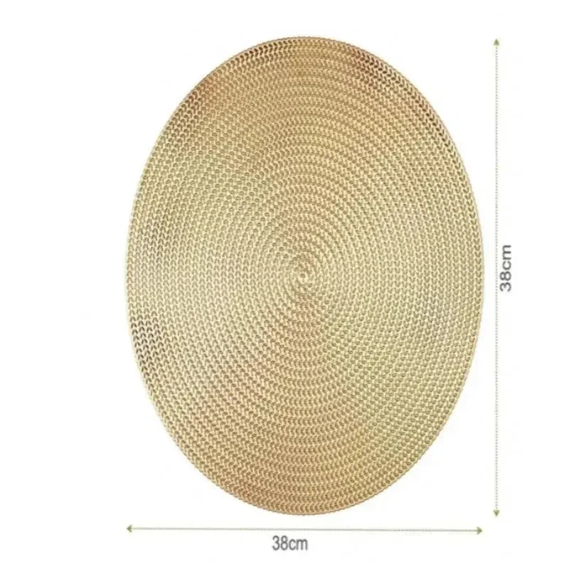 Conjunto de Jogo Americano 6 Peças para Mesa de Jantar