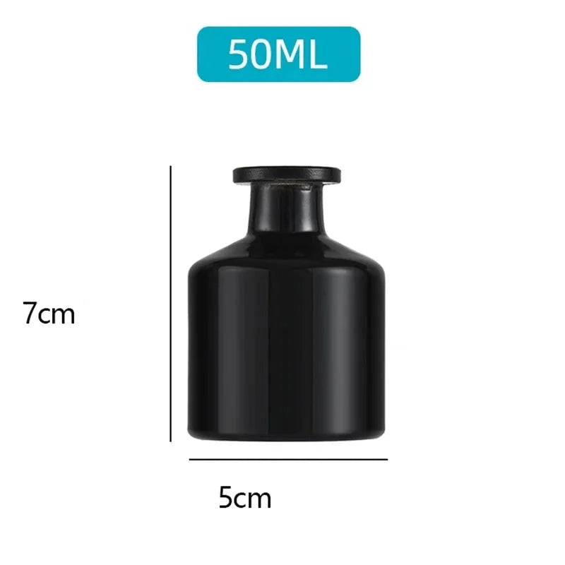 Difusor de Óleo Essencial Decorativo com Varetas e Frasco de Vidro - Aromatizador de Ambiente