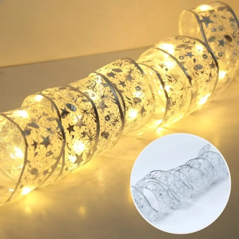 Fita LED Decorativa para Árvore de Natal com Iluminação Brilhante