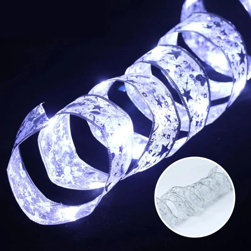 Fita LED Decorativa para Árvore de Natal com Iluminação Brilhante