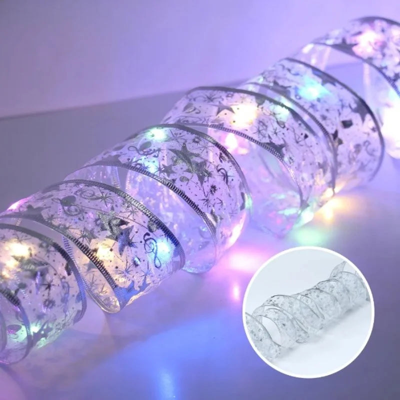 Fita LED Decorativa para Árvore de Natal com Iluminação Brilhante