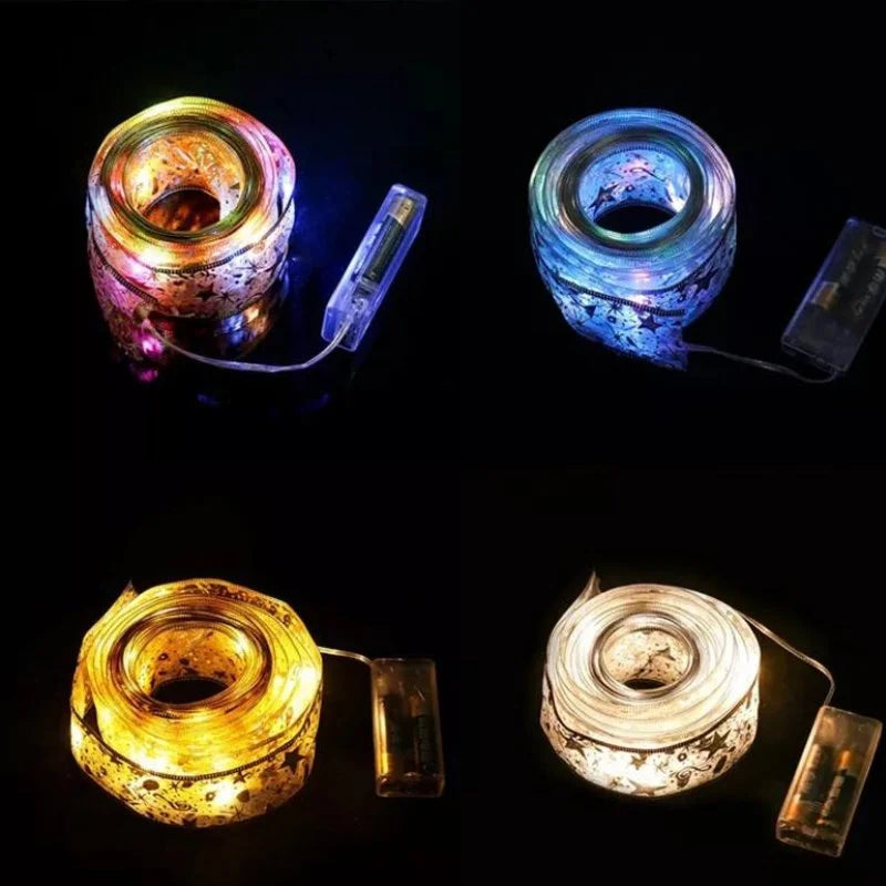 Fita LED Decorativa para Árvore de Natal com Iluminação Brilhante