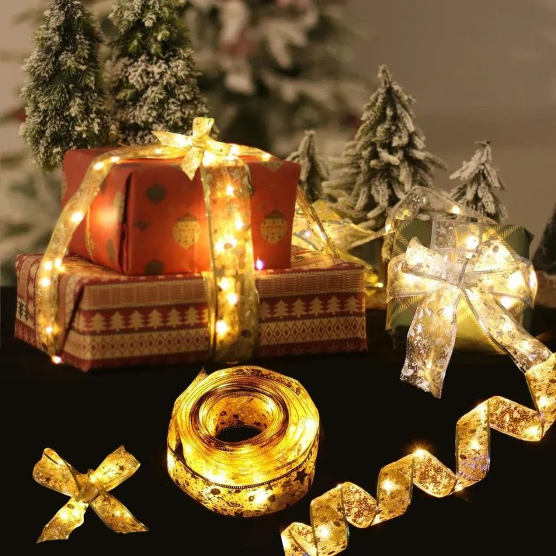 Fita LED Decorativa para Árvore de Natal com Iluminação Brilhante