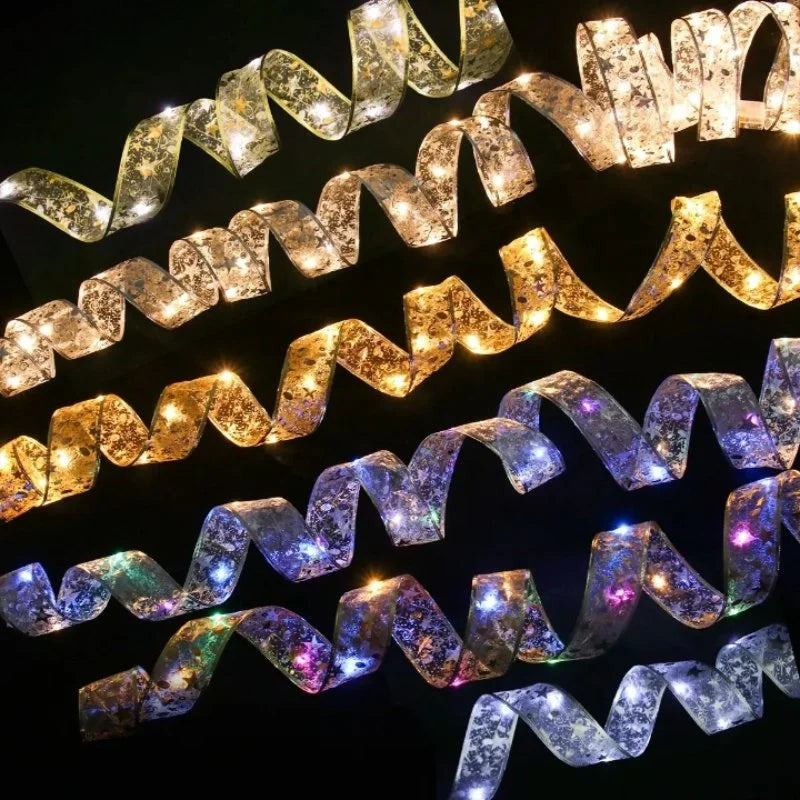 Fita LED Decorativa para Árvore de Natal com Iluminação Brilhante