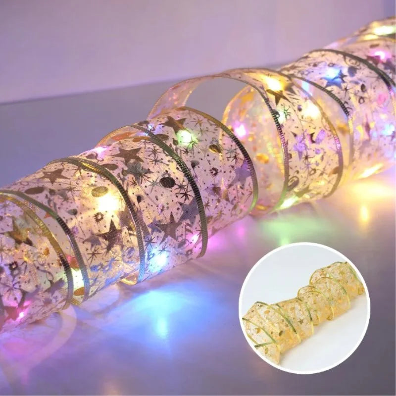 Fita LED Decorativa para Árvore de Natal com Iluminação Brilhante
