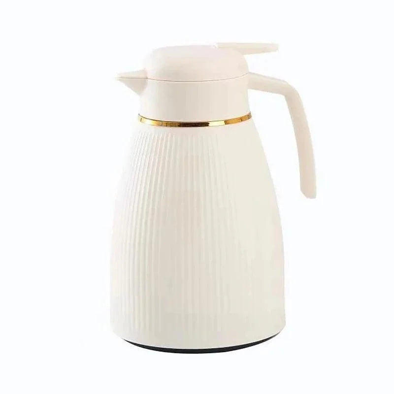 Garrafa Térmica de Aço Inoxidável para Café e Chá com Forro de Vidro