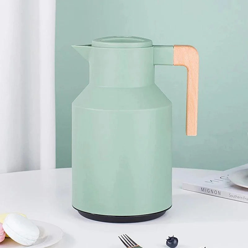 Garrafa Térmica Inox para Café e Chá com Forro de Vidro - Isolamento Térmico Eficiente