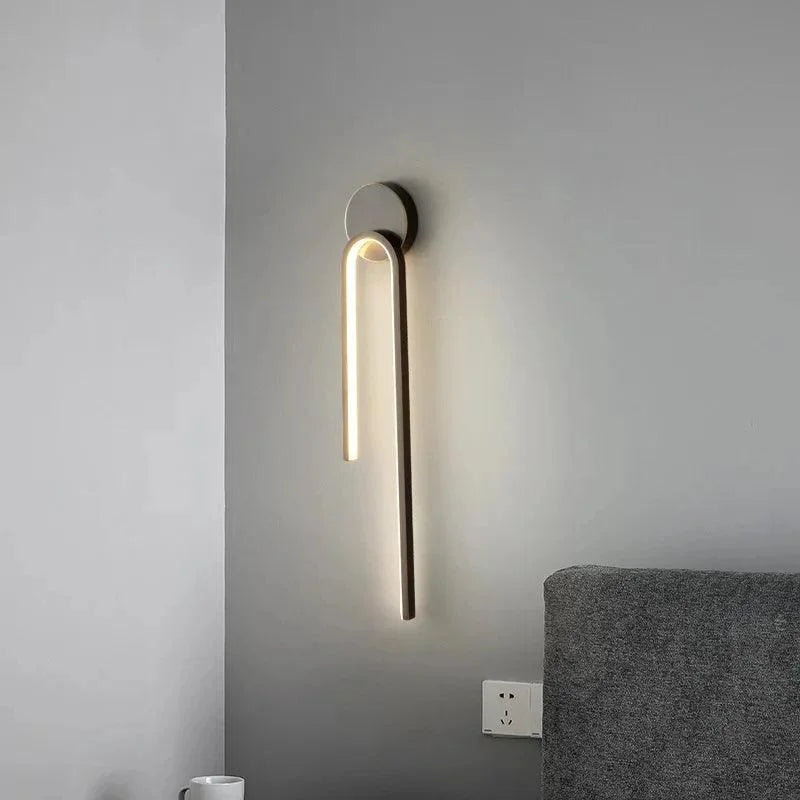 Luminária de Parede LED Moderna para Decoração e Iluminação
