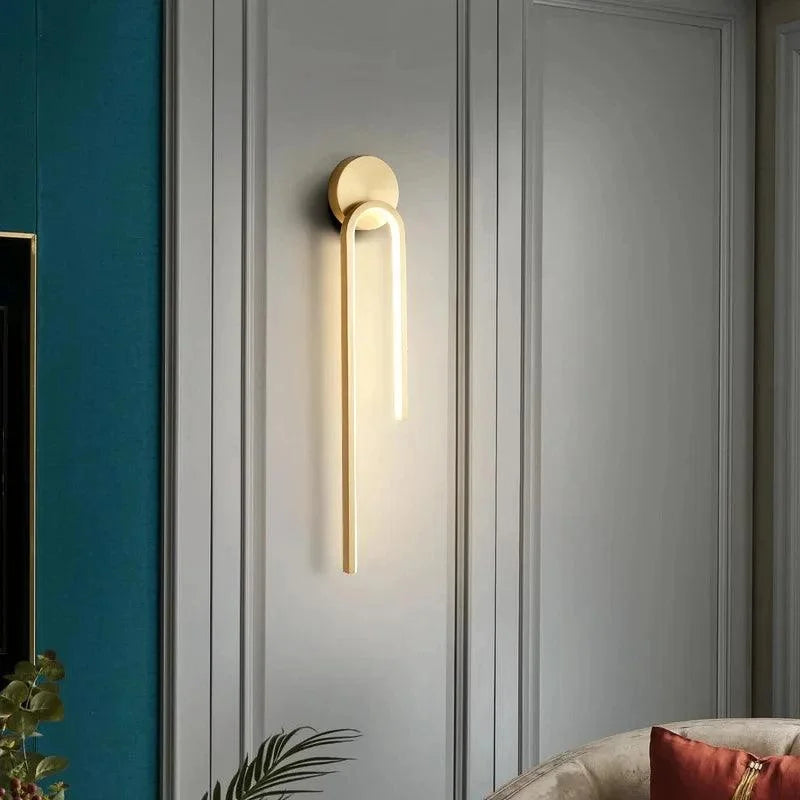 Luminária de Parede LED Moderna para Decoração e Iluminação