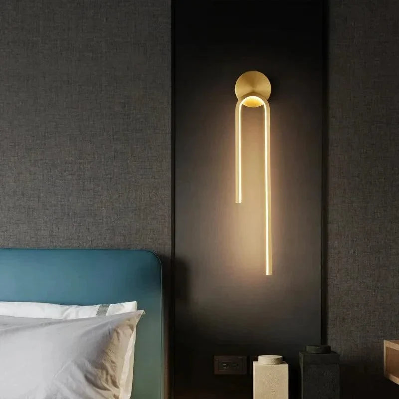 Luminária de Parede LED Moderna para Decoração e Iluminação