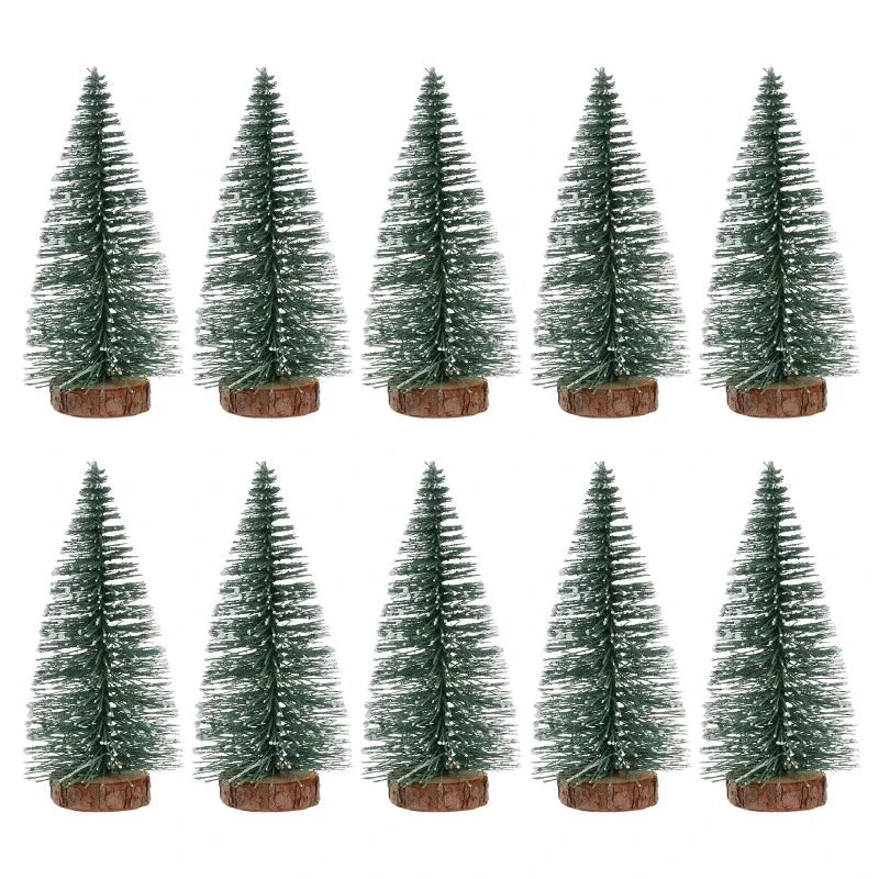 Mini Árvore de Natal Pinheiro Nevado para Decoração Festiva