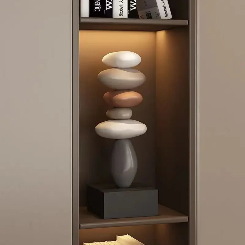 Miniaturas Decorativas em Resina para Escritório e Sala de Estilo Moderno