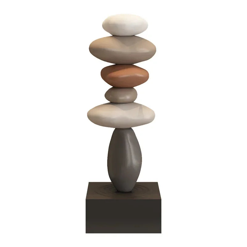 Miniaturas Decorativas em Resina para Escritório e Sala de Estilo Moderno