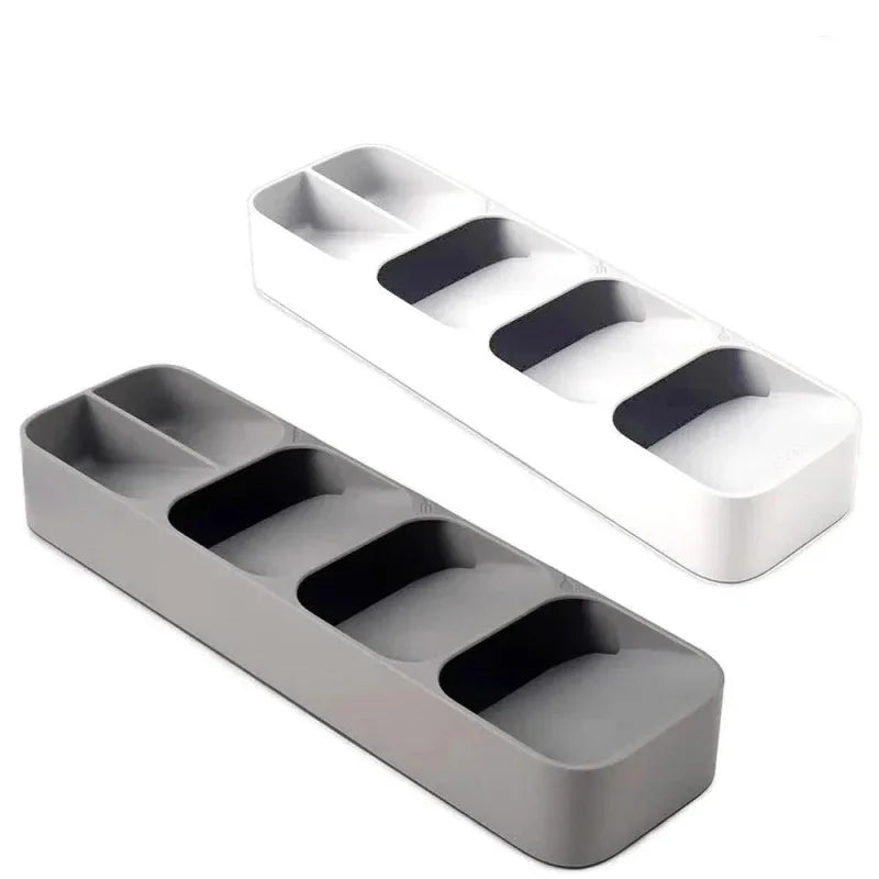 Organizador de Talheres com Compartimentos para Gaveta de Cozinha - Prático e Funcional