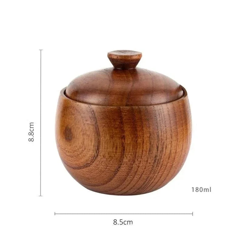 Organizador de Temperos em Madeira Maciça - Porta Temperos Elegante