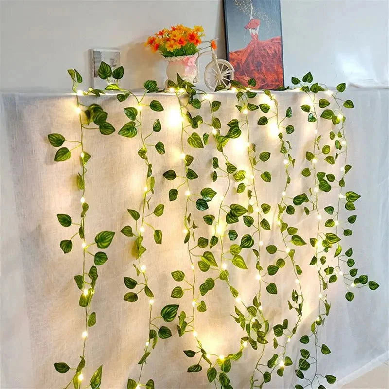 Planta Decorativa Brilhante com Iluminação LED - Ideal para Decoração de Ambientes