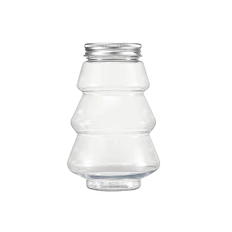 Pote de Natal Verde com Boneco de Neve para Festas