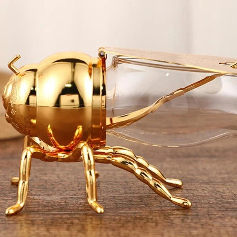 Pote de Vidro Transparente com Tampa e Colher para Mel - Utensílio de Armazenamento Prático