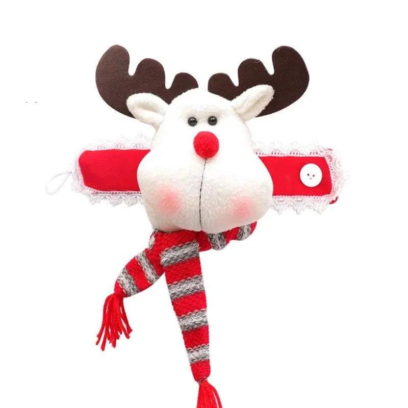 Prendedor de Cortina Vermelho Natalino para Decoração Festiva