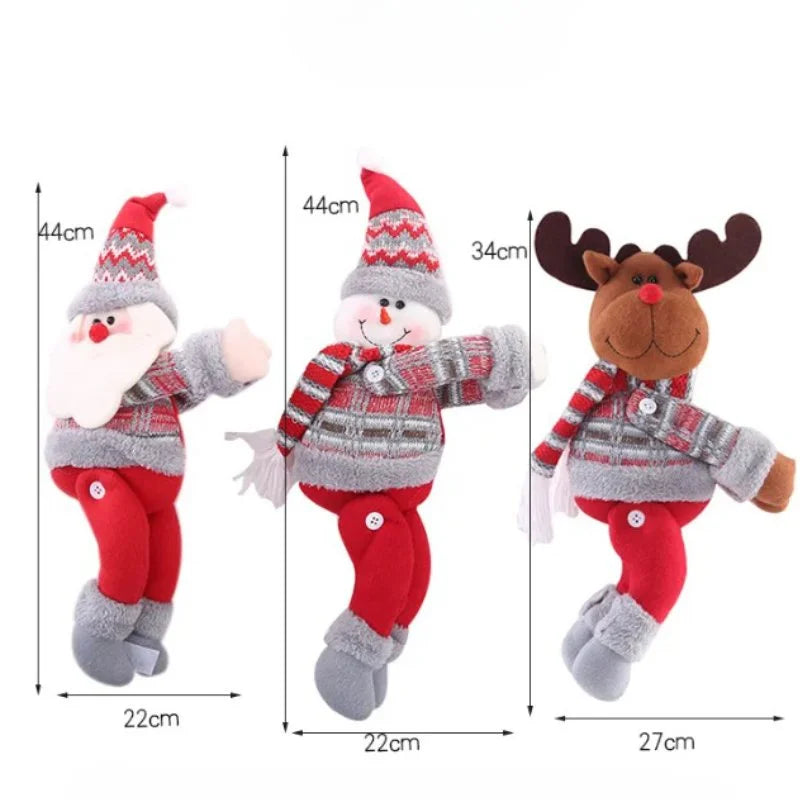 Prendedor de Cortina Vermelho Natalino para Decoração Festiva